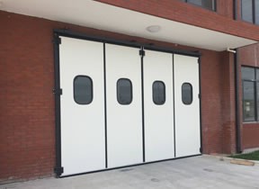 滁州工业折叠门使用案例